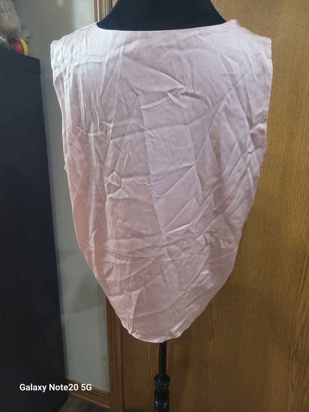Quince Washable Silk V-Neck Shell Top Blush Pink XL EUC - Picture 4 of 8